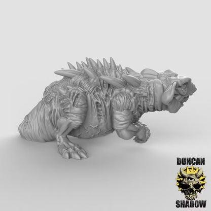 Dire Rats – 32mm Resin Miniaturen für Tabletop, Wargaming, Pen & Paper | Design by Duncan Shadow