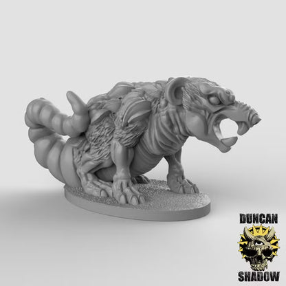 Giant Rats – 32mm Resin Miniaturen für Tabletop, Wargaming & Pen & Paper | 5 Varianten | Design by Duncan Shadow