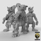 Lemur Folk with Blowguns – 32mm Resin Miniaturen für Tabletop, Wargaming&Pen & Paper | Design by Duncan Shadow