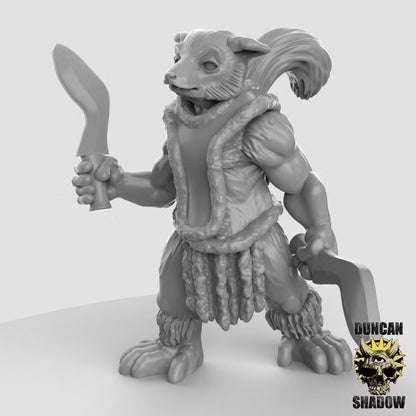 Lemure Folk with Kukri – 32mm Resin Miniaturen für Tabletop, Wargaming, Pen&Paper | Design by Duncan Shadow