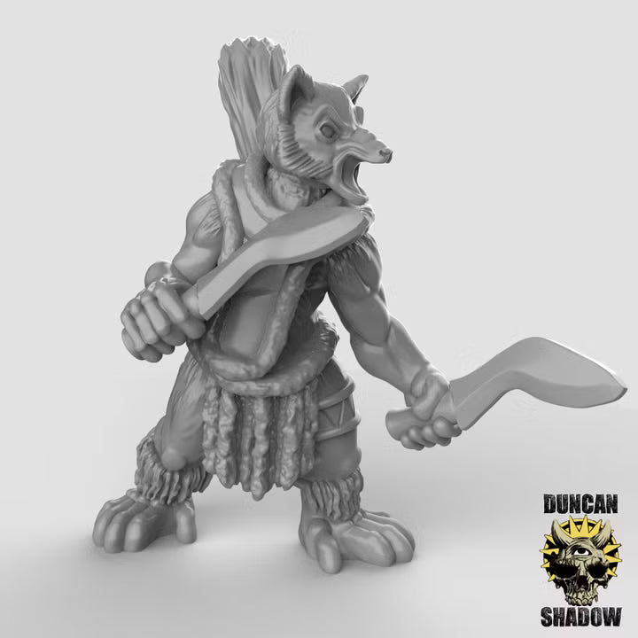 Lemure Folk with Kukri – 32mm Resin Miniaturen für Tabletop, Wargaming, Pen&Paper | Design by Duncan Shadow