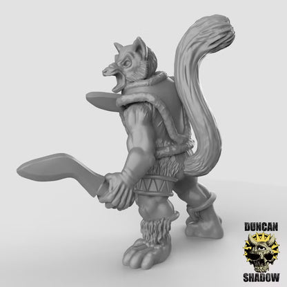 Lemure Folk with Kukri – 32mm Resin Miniaturen für Tabletop, Wargaming, Pen&Paper | Design by Duncan Shadow