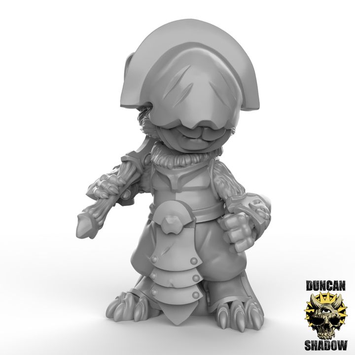 Mousle Black Executioners Great Sword – 32mm Resin Miniaturen für Tabletop, Wargaming & Pen & Paper | Design by Duncan Shadow
