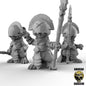 Mousle Black Executioners with Spears – 32mm Resin Miniaturen für Tabletop, Wargaming & Pen & Paper | Design by Duncan Shadow